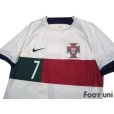 Photo3: Portugal 2022 Away Shirt #7 Cristiano Ronaldo w/tags