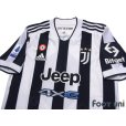 Photo3: Juventus 2021-2022 Home Authentic Shirt #9 Alvaro Morata Serie A Tim Patch/Badge w/tags