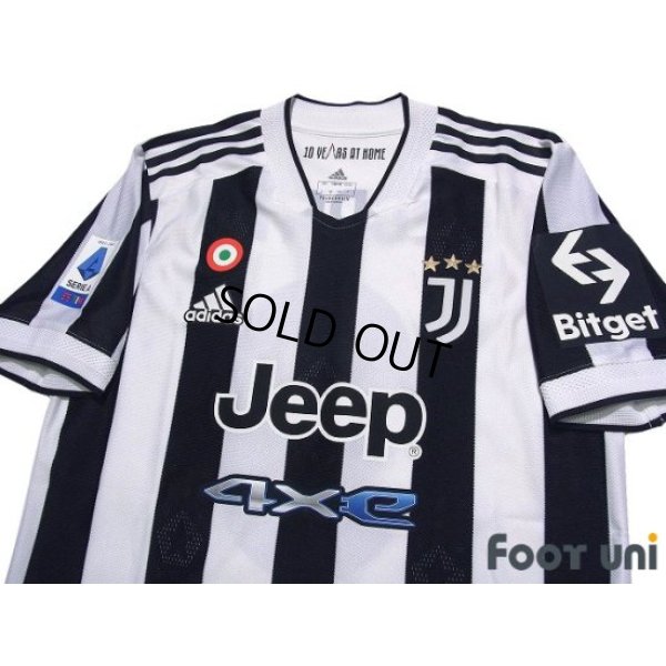 Photo3: Juventus 2021-2022 Home Authentic Shirt #9 Alvaro Morata Serie A Tim Patch/Badge w/tags