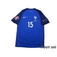 Photo1: France Euro 2016 Home Shirt #15 Paul Pogba UEFA Euro 2016 Patch/Badge Respect Patch/Badge w/tags (1)