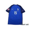 Photo1: France Euro 2016 Home Shirt #15 Paul Pogba UEFA Euro 2016 Patch/Badge Respect Patch/Badge w/tags (1)