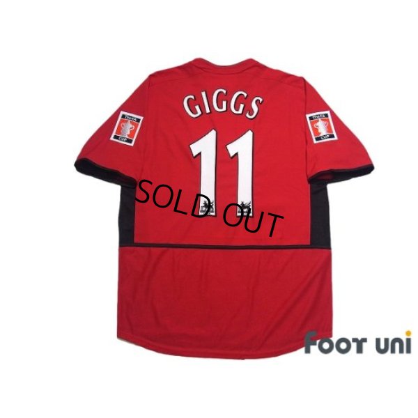 Photo2: Manchester United 2002-2004 Home Shirt #11 Ryan Giggs