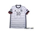 Photo1: Germany 2020-2021 Home Shirt #10 Serge Gnabry UEFA Euro 2020 Patch/Badge w/tags (1)