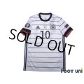 Germany 2020-2021 Home Shirt #10 Serge Gnabry UEFA Euro 2020 Patch/Badge w/tags