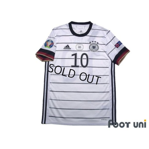 Photo1: Germany 2020-2021 Home Shirt #10 Serge Gnabry UEFA Euro 2020 Patch/Badge w/tags