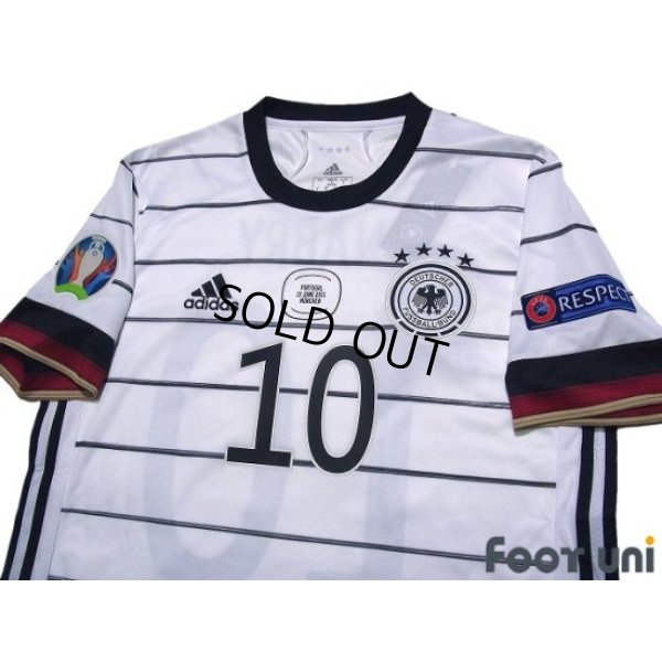 Photo3: Germany 2020-2021 Home Shirt #10 Serge Gnabry UEFA Euro 2020 Patch/Badge w/tags