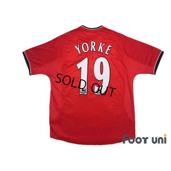 Photo2: Manchester United 2000-2002 Home Shirt #19 Dwight Yorke