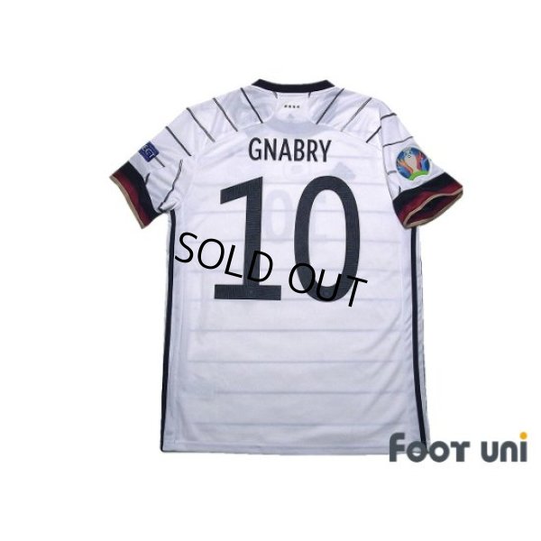 Photo2: Germany 2020-2021 Home Shirt #10 Serge Gnabry UEFA Euro 2020 Patch/Badge w/tags