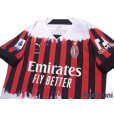 Photo3: AC Milan 2021-2022 4Th Authentic Shirt #9 Olivier Giroud NEMEN collaboration model Serie A Tim Patch/Badge w/tags