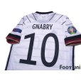 Photo4: Germany 2020-2021 Home Shirt #10 Serge Gnabry UEFA Euro 2020 Patch/Badge w/tags