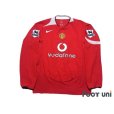 Photo1: Manchester United 2004-2006 Home Long Sleeve Shirt #14 Alan Smith BARCLAYS PREMIERSHIP Patch/Badge (1)
