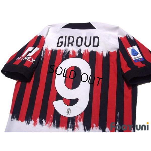 Photo4: AC Milan 2021-2022 4Th Authentic Shirt #9 Olivier Giroud NEMEN collaboration model Serie A Tim Patch/Badge w/tags