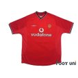 Photo1: Manchester United 2000-2002 Home Shirt #19 Dwight Yorke (1)