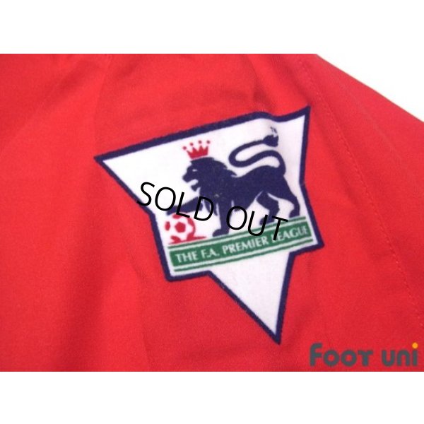 Photo7: Manchester United 2002-2004 Home Long Sleeve Shirt #6 Rio Ferdinand The F.A. Premier League Patch/Badge