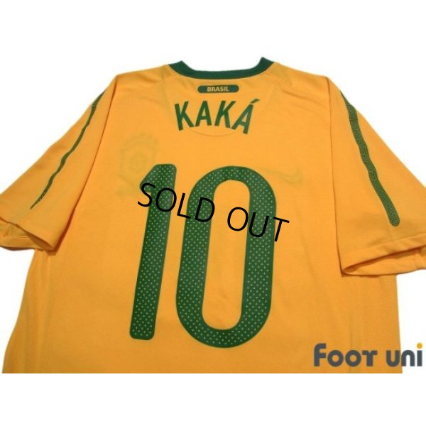 Photo4: Brazil 2010 Home Shirt #10 Kaka
