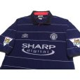 Photo3: Manchester United 1999-2000 Away Shirt #18 Paul Scholes Champions 1998-1999 The F.A. Premier League Patch/Badge