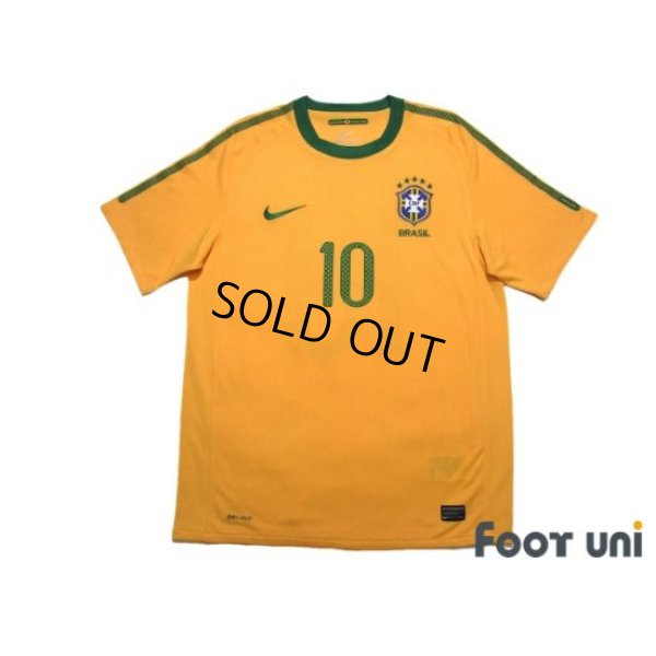 Photo1: Brazil 2010 Home Shirt #10 Kaka
