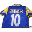 Photo4: Juventus 1995-1996 Away Reprint Shirt #10 Del Piero