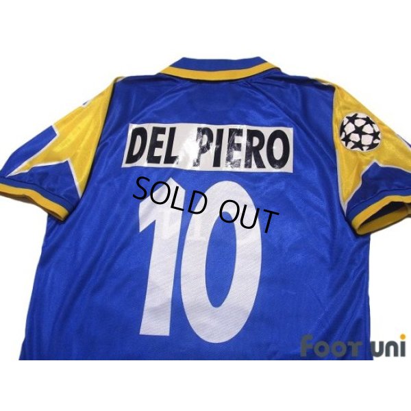 Photo4: Juventus 1995-1996 Away Reprint Shirt #10 Del Piero