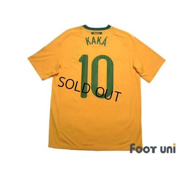 Photo2: Brazil 2010 Home Shirt #10 Kaka