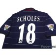 Photo4: Manchester United 1999-2000 Away Shirt #18 Paul Scholes Champions 1998-1999 The F.A. Premier League Patch/Badge