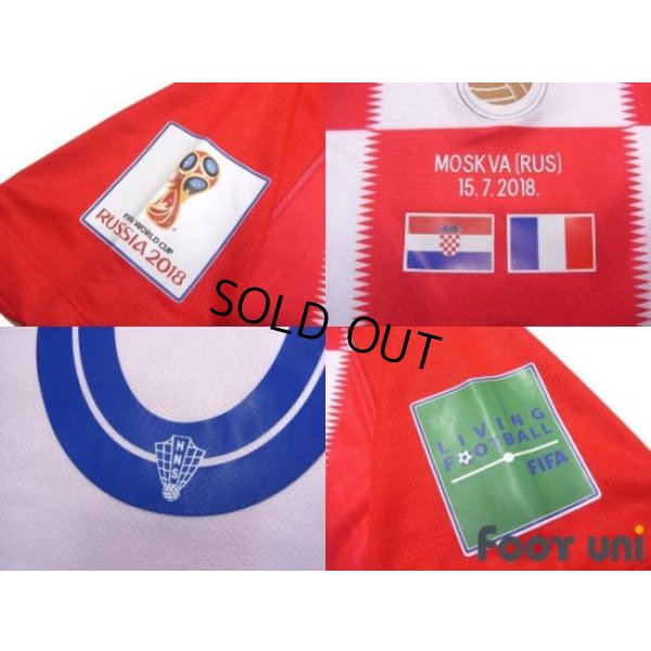 Photo7: Croatia 2018 Home Shirt #10 Luka Modrić FIFA World Cup Russia 2018 Patch/Badge