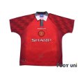 Photo1: Manchester United 1996-1998 Home Shirt (1)