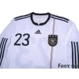 Photo3: Germany 2010 Home Long Sleeve Authentic Shirt #23 Mario Gomez