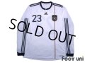 Germany 2010 Home Long Sleeve Authentic Shirt #23 Mario Gomez