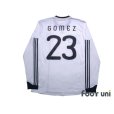 Photo2: Germany 2010 Home Long Sleeve Authentic Shirt #23 Mario Gomez (2)