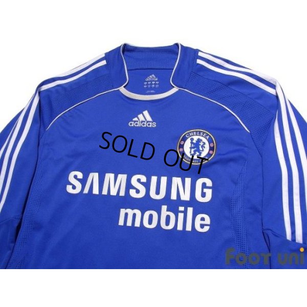 Photo3: Chelsea 2006-2008 Home Authentic Long Sleeve Shirt #13 Michael Ballack