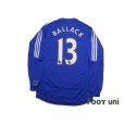 Photo2: Chelsea 2006-2008 Home Authentic Long Sleeve Shirt #13 Michael Ballack (2)