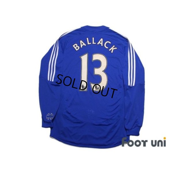 Photo2: Chelsea 2006-2008 Home Authentic Long Sleeve Shirt #13 Michael Ballack