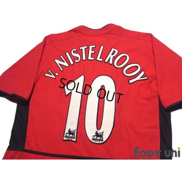 Photo4: Manchester United 2002-2004 Home Shirt #10 Van Nistelrooy