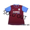 Aston Villa 2007-2008 Home Authentic Shirt #6 Gareth Barry