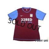 Aston Villa 2007-2008 Home Authentic Shirt #6 Gareth Barry