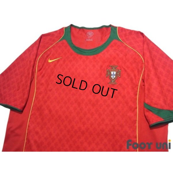 Photo3: Portugal Euro 2004 Home Shirt