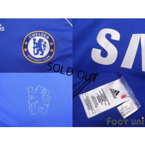Photo8: Chelsea 2006-2008 Home Authentic Long Sleeve Shirt #13 Michael Ballack