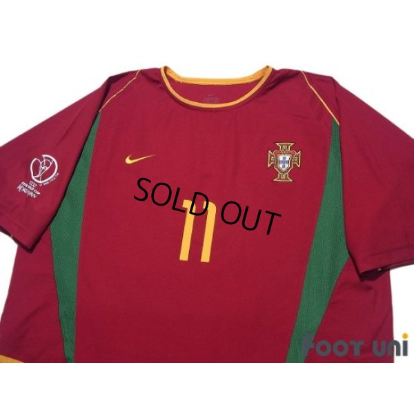 Photo3: Portugal 2002 Home Shirt #11 Sergio Conceicao 2002 FIFA World Cup Korea/Japan Patch/Badge
