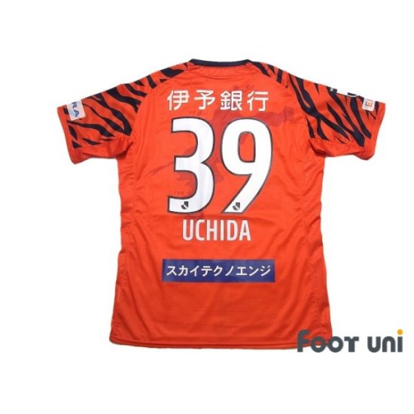 Photo2: Ehime FC 2021 Home Authentic Shirt #39 Kenta Uchida w/tags