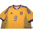 Photo3: Sweden 2002 Home Shirt #9 Fredrik Ljungberg