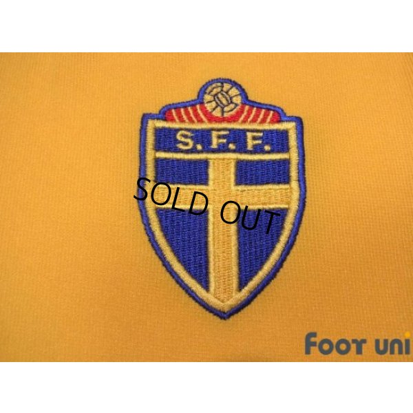 Photo6: Sweden 2002 Home Shirt #9 Fredrik Ljungberg