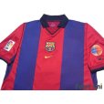 Photo3: FC Barcelona 2000-2001 Home Shirt #10 Rivaldo LFP Patch/Badge