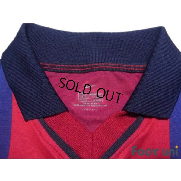 Photo5: FC Barcelona 2000-2001 Home Shirt #10 Rivaldo LFP Patch/Badge