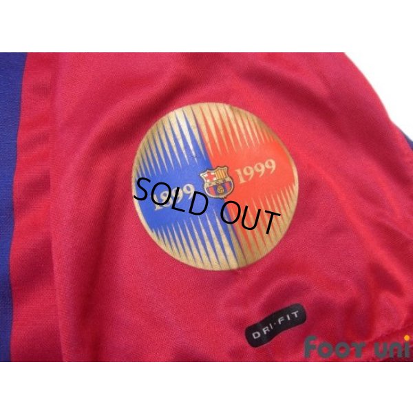 Photo7: FC Barcelona 2000-2001 Home Shirt #10 Rivaldo LFP Patch/Badge