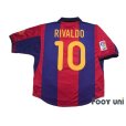 Photo2: FC Barcelona 2000-2001 Home Shirt #10 Rivaldo LFP Patch/Badge (2)