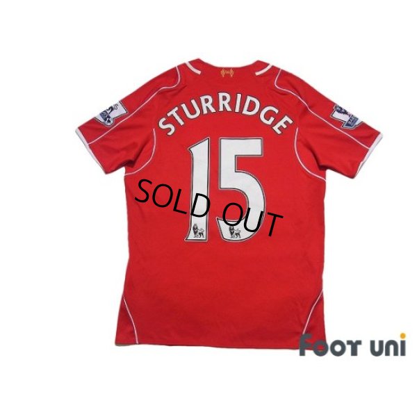 Photo2: Liverpool 2014-2015 Home Shirt #15 Daniel Sturridge BARCLAYS PREMIER LEAGUE Patch/Badge