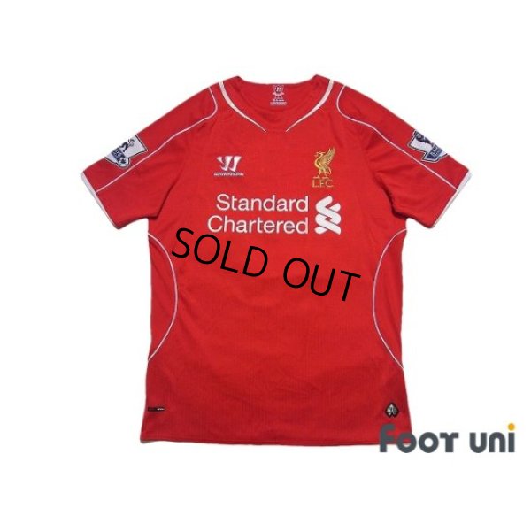 Photo1: Liverpool 2014-2015 Home Shirt #15 Daniel Sturridge BARCLAYS PREMIER LEAGUE Patch/Badge