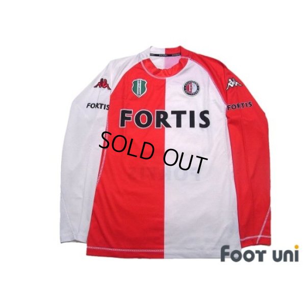 Photo1: Feyenoord 2004-2005 Home Long Sleeve Shirt