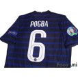 Photo4: France Euro 2020-2021 Home Authentic Shirt #6 Paul Pogba UEFA Euro 2020 Patch/Badge Respect Patch/Badge (4)